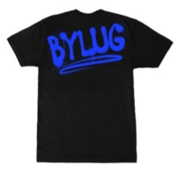 BYLUG T-shirt - Black / Blue